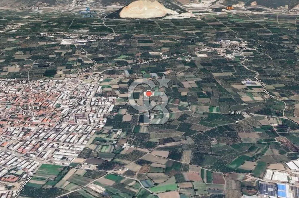 Gürsu’da imara 200 metre mesafede satılık fırsat tarla — fotoğraf 1
