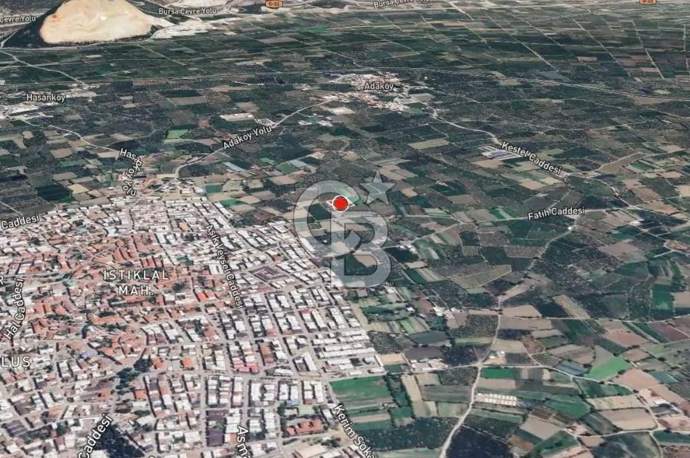 Gürsu’da imara 200 metre mesafede satılık fırsat tarla — fotoğraf 2